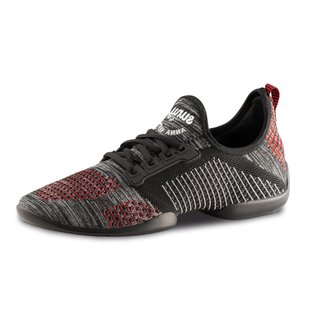 115-Pureflex Knit Schwarz / Grau / Rot / Weiss 1,0 cm - Sneaker Damen